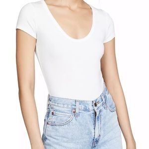 Agolde rib thong bodysuit